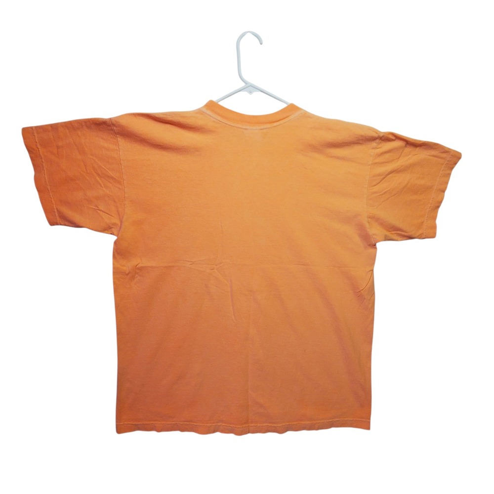 Vintage Boca Authentic Graphic T-Shirt Mens XXL Orange Faded VTG Spellout Tee - Picture 2 of 7